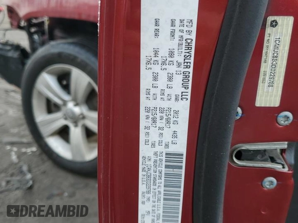2013 Jeep Compass Sport with VIN 1C4NJCBB3DD229788, listed as a Copart auction lot 45762495 with 106,067 mi miles and Salvage Title. Bid and sale history available at carsss.com. Image 15.