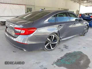2019 Honda Accord Sport with VIN 1HGCV2F33KA015456, listed as a IAAI auction lot 42470172 with 87,477 mi miles and . Bid and sale history available at DreamBid. Image 4.