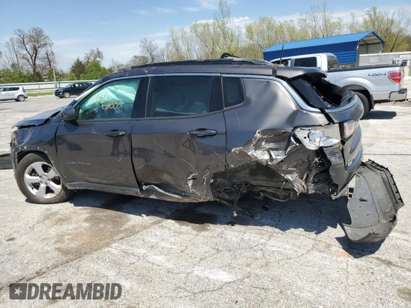 2018 Jeep Compass Latitude с VIN 3C4NJDBB8JT179546, выставлен на аукционе Copart как лот 53488785 с пробегом 67 033 миль миль и Списание • Salvage title. История ставок и продаж доступна на DreamBid. Изображение 2.
