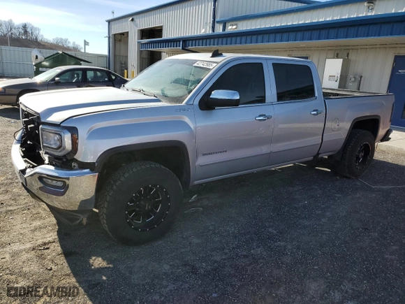 2017 GMC Sierra 1500 SLT with VIN 3GTU2NEC3HG316883, listed as a Copart auction lot 42742985 with 83,830 mi miles and Non Repairable. Bid and sale history available at carsss.com. Image 1.