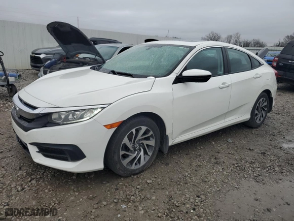 2018 Honda Civic Sedan EX with VIN 19XFC2F79JE032097, listed as a Copart auction lot 51179085 with 153,899 mi miles and Salvage Title. Bid and sale history available at carsss.com. Image 1.