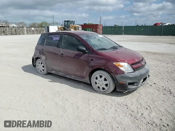 2006 Scion xA with VIN JTKKT624660166222, listed as a Copart auction lot 53654215 with 143,624 mi miles and Salvage Title. Bid and sale history available at carsss.com. Image 13.