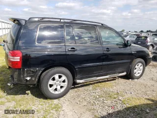 2002 Toyota Highlander with VIN JTEGF21A520050357, listed as a Copart auction lot 53374685 with 167,181 mi miles and Salvage Title. Bid and sale history available at carsss.com. Image 3.