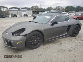 2018 Porsche 718 Cayman z VIN WP0AA2A84JK260926, wystawiony jako Copart lot #81019114 z przebiegiem 59 623 mil mil oraz Szkoda całkowita • Salvage title. Historia ofert i sprzedaży dostępna na DreamBid. Obrazek 1.