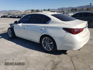 2019 Infiniti Q50 3.0t LUXE with VIN JN1EV7AP2KM518685, listed as a Copart auction lot 43087555 with 38,486 mi miles and Salvage Title. Bid and sale history available at carsss.com. Image 2.