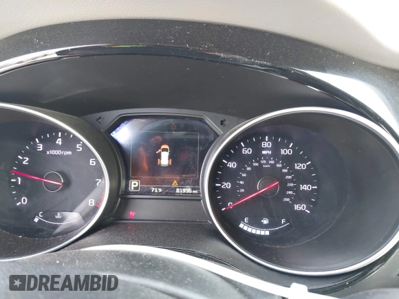 2015 Kia Sedona SX-L with VIN KNDME5C10F6033882, listed as a IAAI auction lot 41808805 with 81,936 mi miles and . Bid and sale history available at DreamBid. Image 7.