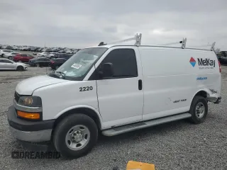 2022 Chevrolet Express Cargo z VIN 1GCWGAFP0N1177570, wystawiony jako Copart lot #54801965 z przebiegiem 36 636 mil mil oraz Szkoda całkowita • Salvage title. Historia ofert i sprzedaży dostępna na DreamBid. Obrazek 1.