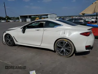 2021 Infiniti Q60 Luxe with VIN JN1EV7KK6MM410124, listed as a Copart auction lot 66422574 with 23,741 mi miles and Salvage title. Bid and sale history available at DreamBid. Image 2.