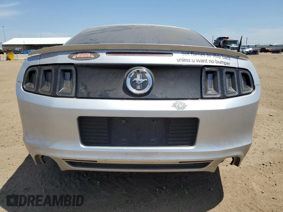 2013 Ford Mustang V6 with VIN 1ZVBP8AM3D5214085, listed as a Copart auction lot 56523095 with 165,050 mi miles and Salvage title. Bid and sale history available at DreamBid. Image 6.
