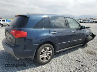 2009 Acura MDX with VIN 2HNYD28229H524259, listed as a Copart auction lot 54558615 with 162,409 mi miles and Salvage Title. Bid and sale history available at carsss.com. Image 3.