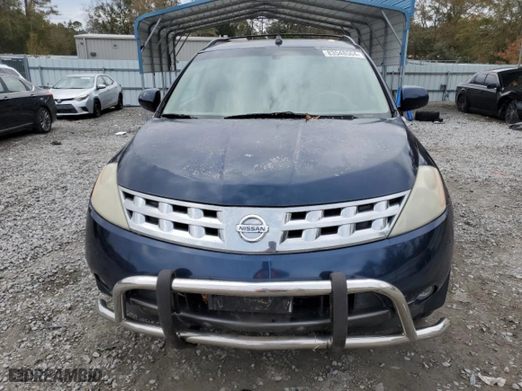 2005 Nissan Murano SL with VIN JN8AZ08W55W416234, listed as a Copart auction lot 83548504 with 166,291 mi miles and Salvage Title. Bid and sale history available at carsss.com. Image 5.