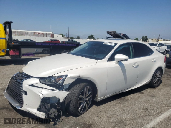 2018 Lexus IS 300 with VIN JTHBA1D21J5074893, listed as a Copart auction lot 55873525 with 79,450 mi miles and Salvage title. Bid and sale history available at DreamBid. Image 1.