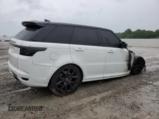 2020 Land Rover Range Rover Sport SVR with VIN SALWZ2RE5LA723022, listed as a Copart auction lot 68786574 with 0 mi miles and Non Repairable. Bid and sale history available at carsss.com. Image 3.
