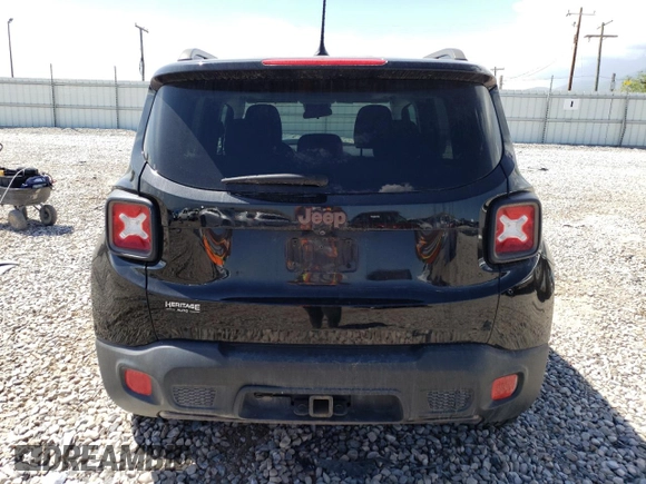 2016 Jeep Renegade Latitude with VIN ZACCJBBT3GPD87712, listed as a Copart auction lot 61393394 with 63,791 mi miles and Salvage Title. Bid and sale history available at DreamBid. Image 6.