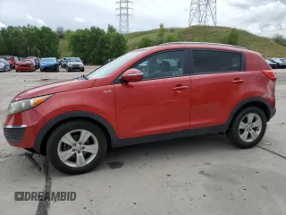 2012 Kia Sportage LX with VIN KNDPBCA29C7253467, listed as a Copart auction lot 62098675 with 102,629 mi miles and Salvage title. Bid and sale history available at DreamBid. Image 1.
