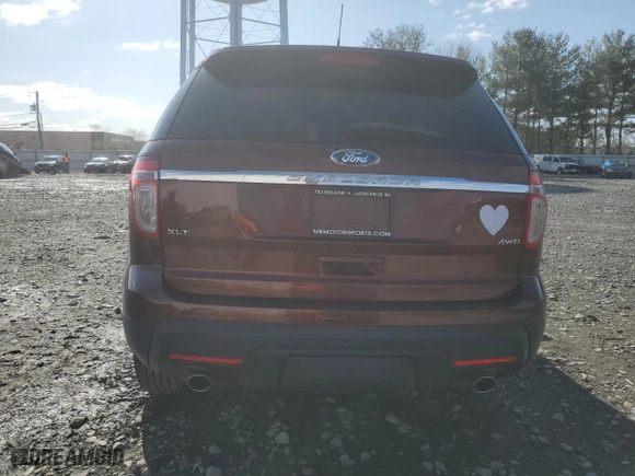 2015 Ford Explorer XLT with VIN 1FM5K8D8XFGA62810, listed as a Copart auction lot 50899465 with 105,230 mi miles and Salvage Title. Bid and sale history available at carsss.com. Image 6.
