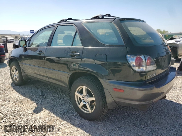 2003 Lexus RX 300 with VIN JTJHF10U530311757, listed as a Copart auction lot 61679804 with 185,581 mi miles and Salvage Title. Bid and sale history available at carsss.com. Image 2.