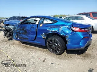 2019 BMW 8 Series M850i xDrive with VIN WBABC4C58KBU96586, listed as a Copart auction lot 55879625 with Not provided miles and Salvage title. Bid and sale history available at DreamBid. Image 2.