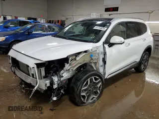 2022 Hyundai Santa Fe Limited with VIN 5NMS4DAL7NH416275, listed as a Copart auction lot 44754625 with 28,066 mi miles and Salvage Title. Bid and sale history available at carsss.com. Image 1.