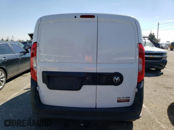 2018 Ram ProMaster City Cargo Tradesman with VIN ZFBERFAB3J6K02010, listed as a Copart auction lot 44203273 with 189,336 mi miles and . Bid and sale history available at DreamBid. Image 6.