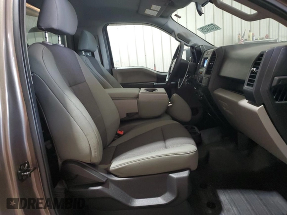 2018 Ford F-150 XL with VIN 1FTMF1EB4JKC19744, listed as a Copart auction lot 57333825 with 81,550 mi miles and Salvage title. Bid and sale history available at DreamBid. Image 10.