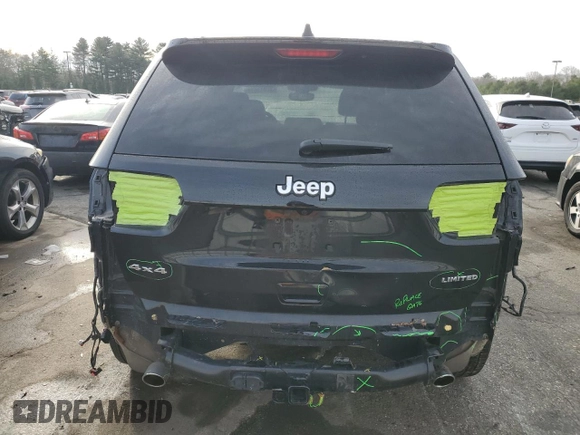 2019 Jeep Grand Cherokee Limited X with VIN 1C4RJFBT7KC706494, listed as a Copart auction lot 82813014 with 92,579 mi miles and Salvage title. Bid and sale history available at DreamBid. Image 6.