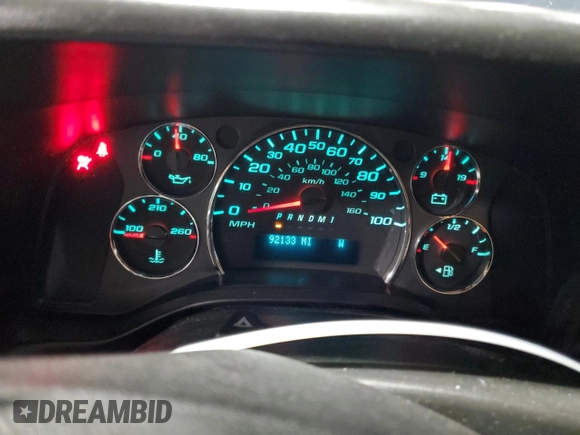 2011 Chevrolet Express Passenger 1LT with VIN 1GAZG1FGXB1118401, listed as a Copart auction lot 61633484 with 92,133 mi miles and Salvage title. Bid and sale history available at DreamBid. Image 9.