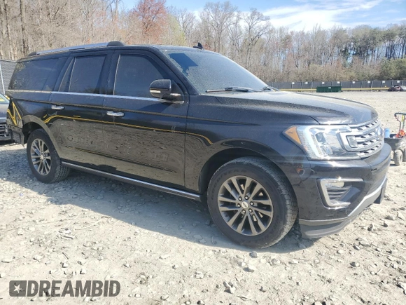 2019 Ford Expedition Max Limited with VIN 1FMJK2AT0KEA28658, listed as a Copart auction lot 51100935 with 105,288 mi miles and Salvage title. Bid and sale history available at DreamBid. Image 4.