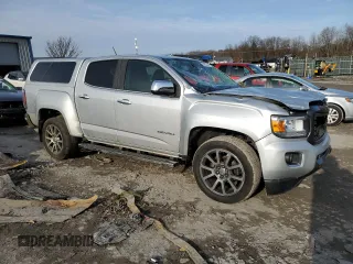 2018 GMC Canyon 4WD Denali with VIN 1GTG6EEN7J1236851, listed as a Copart auction lot 81907584 with 0 mi miles and Salvage Title. Bid and sale history available at carsss.com. Image 4.
