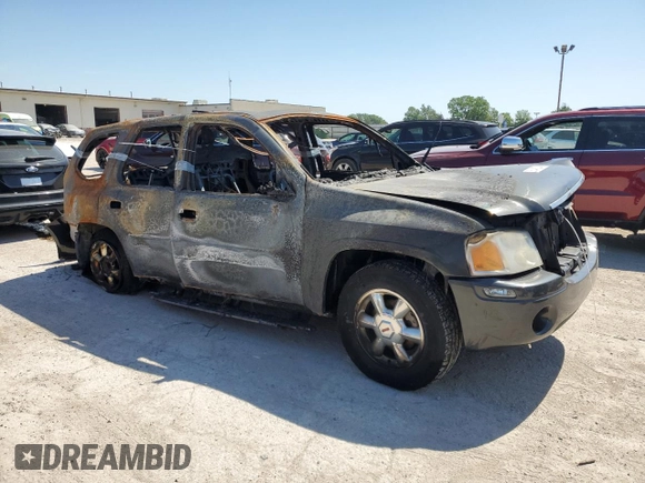 2004 GMC Envoy SLE with VIN 1GKDT13S342182514, listed as a Copart auction lot 58043624 with 0 mi miles and Non Repairable. Bid and sale history available at carsss.com. Image 4.