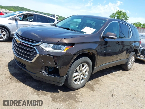 2018 Chevrolet Traverse LT Cloth with VIN 1GNERGKW8JJ224738, listed as a IAAI auction lot 42275642 with 103,305 mi miles and . Bid and sale history available at DreamBid. Image 2.