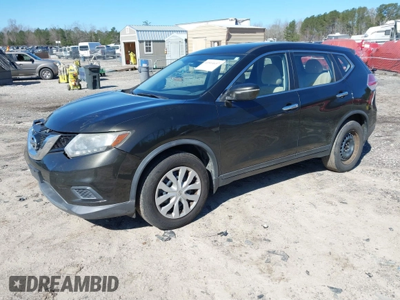 2015 Nissan Rogue S with VIN KNMAT2MV4FP508646, listed as a IAAI auction lot 41814657 with 151,505 mi miles and . Bid and sale history available at DreamBid. Image 17.