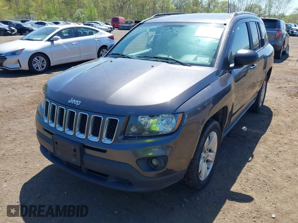 2016 Jeep Compass Sport with VIN 1C4NJDBB6GD501468, listed as a IAAI auction lot 42148412 with 187,418 mi miles. Bid and sale history available at carsss.com. Image 6.