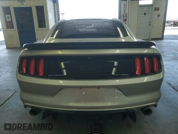 2016 Ford Mustang GT with VIN 1FA6P8CF6G5211971, listed as a Copart auction lot 55161425 with Not provided miles and Salvage title. Bid and sale history available at DreamBid. Image 6.