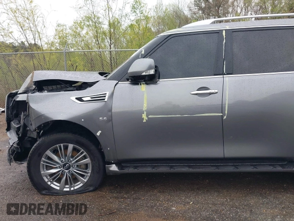 2018 Infiniti QX80 with VIN JN8AZ2NFXJ9664942, listed as a IAAI auction lot 41817171 with 126,294 mi miles. Bid and sale history available at carsss.com. Image 18.