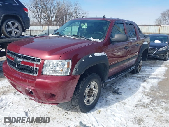 2008 Chevrolet Avalanche LTZ z VIN 3GNEC12098G124282, wystawiony jako IAAI lot #41626495 z przebiegiem 211 642 mil mil oraz . Historia ofert i sprzedaży dostępna na DreamBid. Obrazek 2.