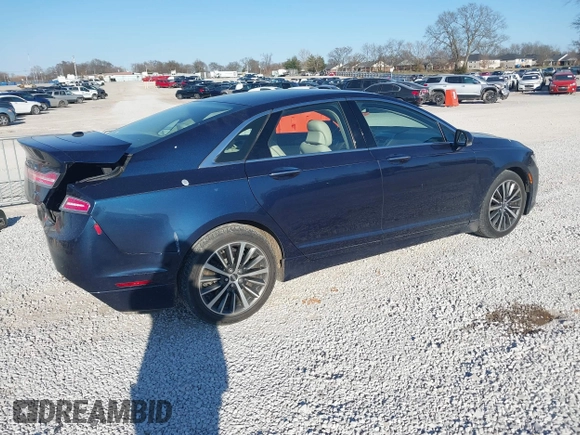 2017 Lincoln MKZ Select with VIN 3LN6L5D98HR639385, listed as a IAAI auction lot 41702776 with 73,801 mi miles and . Bid and sale history available at DreamBid. Image 4.