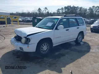 2001 Subaru Forester S w/Premium Pkg with VIN JF1SF65621H759426, listed as a IAAI auction lot 41577130 with 192,910 mi miles. Bid and sale history available at carsss.com. Image 17.