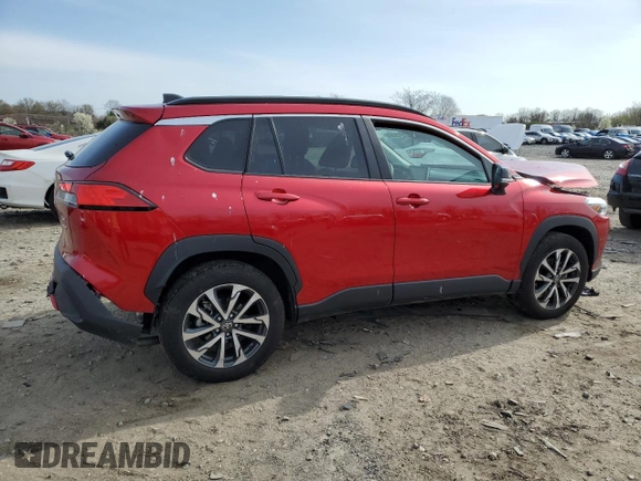 2025 Toyota Corolla Cross XLE с VIN 7MUDAABGXSV121641, выставлен на аукционе Copart как лот 51283055 с пробегом 8 831 миль миль и Списание • Salvage title. История ставок и продаж доступна на DreamBid. Изображение 3.
