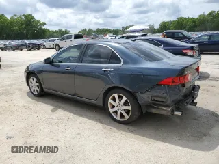 2005 Acura TSX with VIN JH4CL96825C007946, listed as a Copart auction lot 50728545 with 146,739 mi miles and Salvage Title. Bid and sale history available at carsss.com. Image 2.