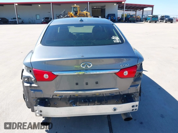 2017 Infiniti Q50 Signature Edition with VIN JN1EV7AP7HM742236, listed as a IAAI auction lot 41662043 with 114,312 mi miles and . Bid and sale history available at DreamBid. Image 16.