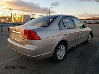 2002 Honda Civic EX with VIN 2HGES26762H538962, listed as a Copart auction lot 55504325 with 87,896 mi miles and Non Repairable. Bid and sale history available at DreamBid. Image 4.