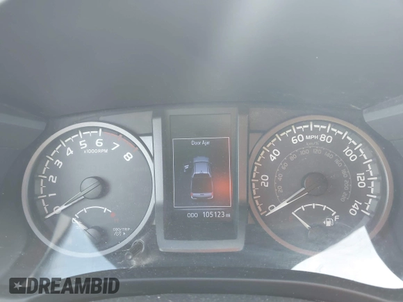 2018 Toyota Tacoma SR5 with VIN 3TMBZ5DN7JM016650, listed as a IAAI auction lot 41903835 with 105,123 mi miles and . Bid and sale history available at DreamBid. Image 7.