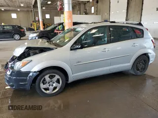 2004 Pontiac Vibe with VIN 5Y2SL64834Z430349, listed as a Copart auction lot 63217785 with 186,576 mi miles and Salvage title. Bid and sale history available at DreamBid. Image 1.