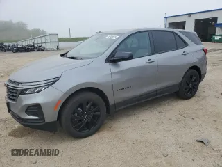 2024 Chevrolet Equinox LS z VIN 3GNAXSEG6RL204178, wystawiony jako Copart lot #56409625 z przebiegiem 4 783 mil mil oraz Szkoda całkowita • Salvage title. Historia ofert i sprzedaży dostępna na DreamBid. Obrazek 1.