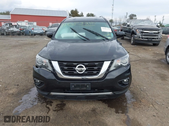 2019 Nissan Pathfinder S with VIN 5N1DR2MM7KC642244, listed as a IAAI auction lot 41683219 with 102,507 mi miles and . Bid and sale history available at DreamBid. Image 12.