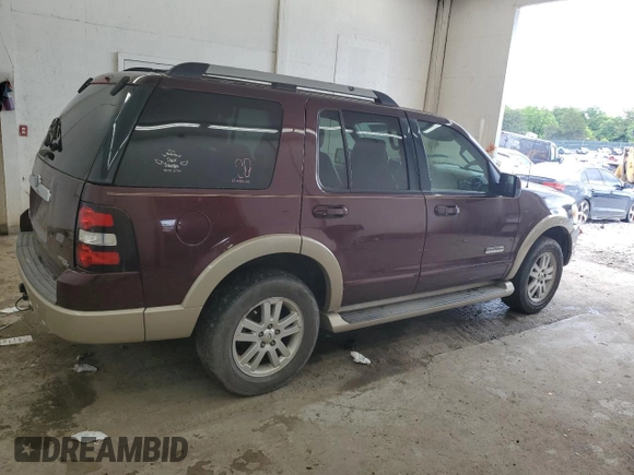 2007 Ford Explorer Eddie Bauer z VIN 1FMEU74E67UA84364, wystawiony jako Copart lot #60142495 z przebiegiem 182 595 mil mil oraz Czysty tytuł • Clean title. Historia ofert i sprzedaży dostępna na DreamBid. Obrazek 3.