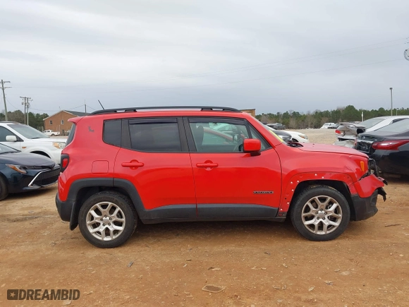 2017 Jeep Renegade Altitude with VIN ZACCJABB1HPF97308, listed as a IAAI auction lot 41768981 with 70,700 mi miles. Bid and sale history available at carsss.com. Image 14.