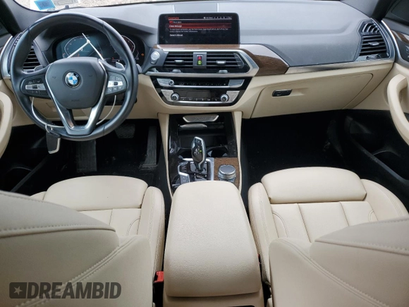 2020 BMW X3 xDrive30i z VIN 5UXTY5C05LLT32175, wystawiony jako Copart lot #57466715 z przebiegiem 49 575 mil mil oraz Szkoda całkowita • Salvage title. Historia ofert i sprzedaży dostępna na DreamBid. Obrazek 8.