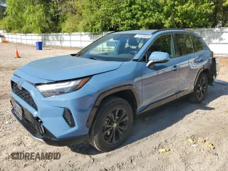 2022 Toyota RAV4 Hybrid SE with VIN JTM16RFV0ND047684, listed as a Copart auction lot 53408005 with 45,686 mi miles and Salvage title. Bid and sale history available at DreamBid. Image 1.